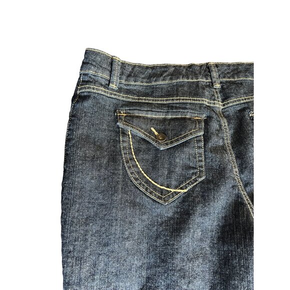 Nine West Womens Dark Wash Denim Jeans Size 16 Cotton & Spandex Blend - Picture 10 of 11